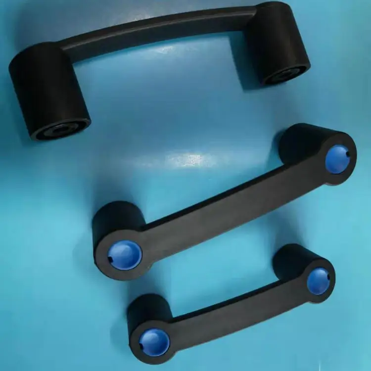 

Plastic Black And White with Pattern Surface Mounted Handle Bridge Nylon Handle Industrial Door Handle Toolbox Handle 93-132 Siz