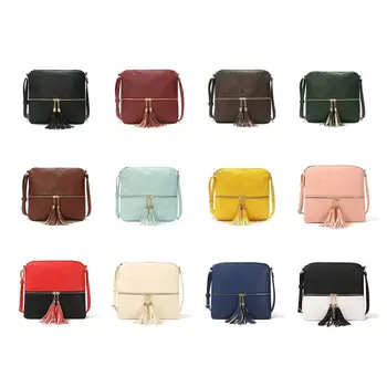 

Women Leather Tassel Handbag Shoulder Lady Crossbody Bag Tote Satchel Purse Premium Quality