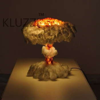 

New 3d Creative Explosion Led Table Lamp Dimmable Mushroom Cloud Lamp Cotton Children's Gifts Room Decoration Novelty Night Lamp