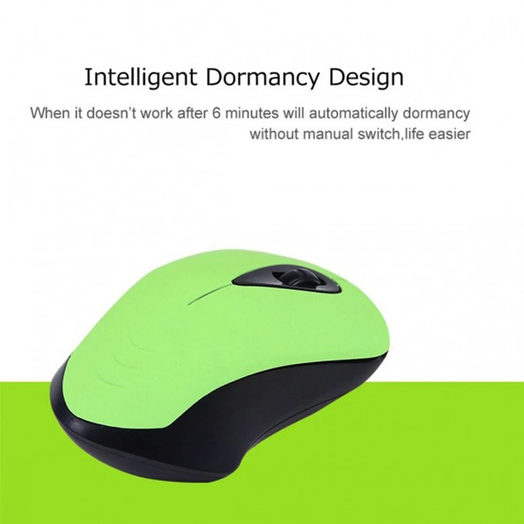 USB Wireless Mouse Mice 1200DPI Adjustable USB 2.0 Receiver Optical Computer Mouse 2.4GHz Ergonomic Mice For Laptop Silent Mouse