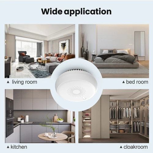 EWeLink Tuya Zigbee 스마트 연기 화재 센서 감지기, Zigbee2mqtt 를 통한 홈 어시스턴트, Tuya 허브 Sonoff Zigbee Bridge와 함께 작동 5