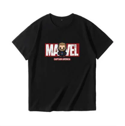 Футболка с коротким рукавом «Мстители 4», одежда Марвел, Железный человек/Человек-паук/Дэдпул, женская и Мужская футболка, брендовая одежда - Цвет: 6