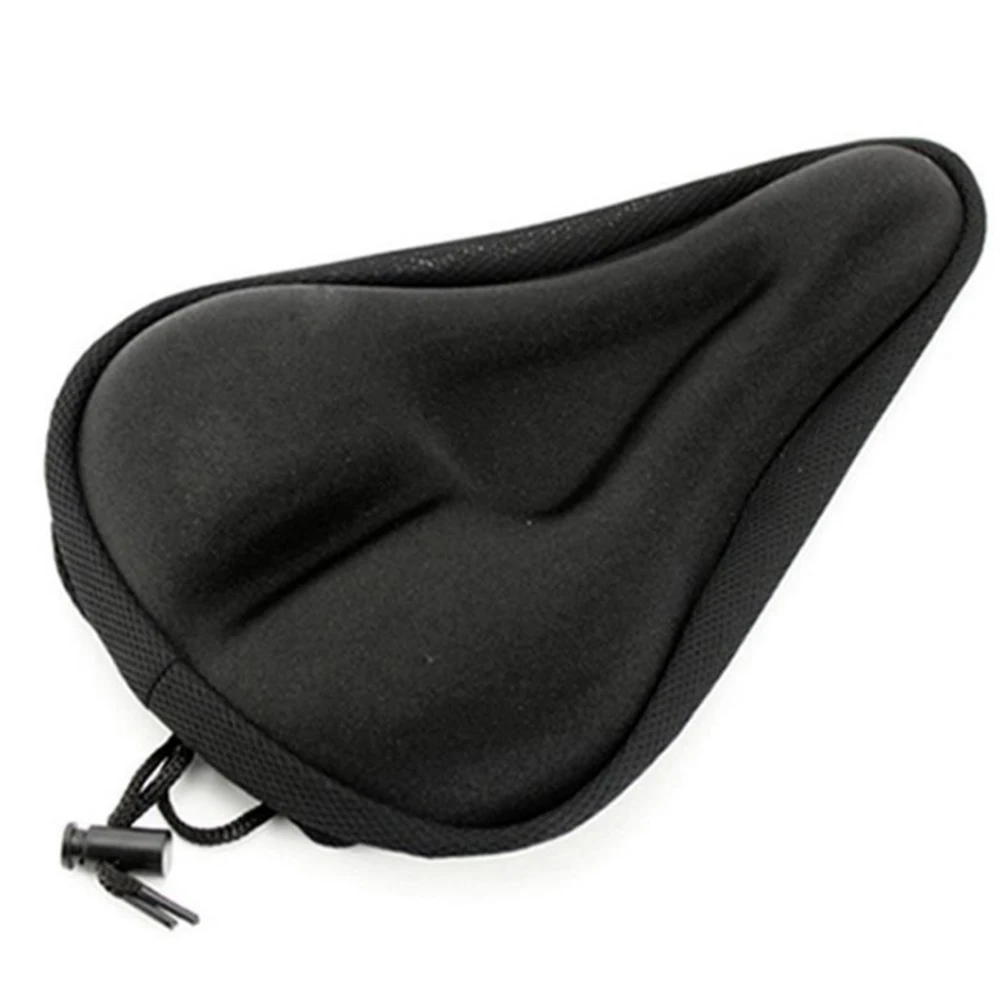 Silicone Gel Thick Soft Bicycle Bike Cycling Saddle Seat Cover Cushion Pad 
