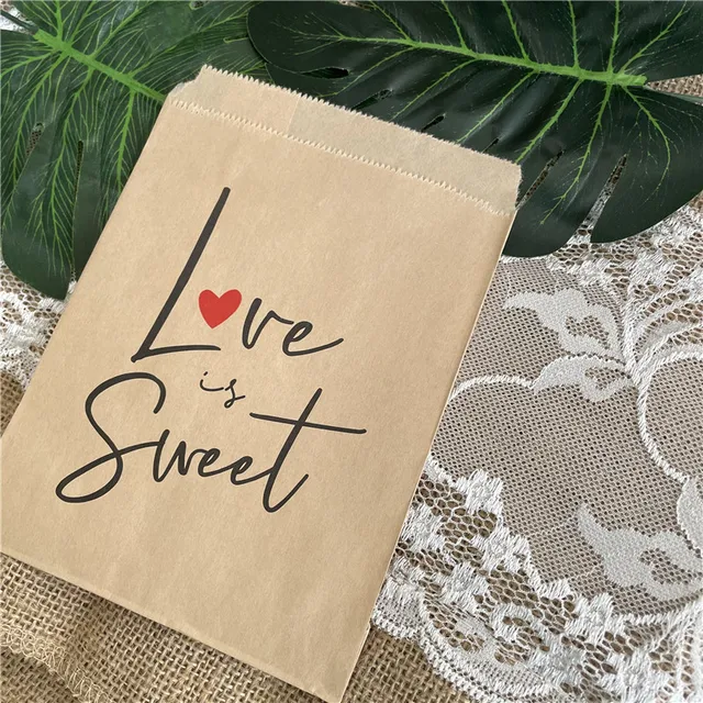 25pcs treat Candy Bag Chevron Polka Dot Bags Kraft Paper Bags Wedding Birthday New Year Party Favors Supplies Gifts Bags As pic2