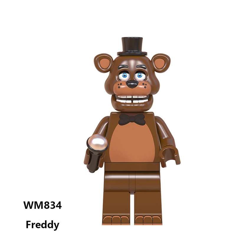 1 шт. можно выбрать пять ночей в мультиках строительные блоки FNAF Бонни Фокси Чика