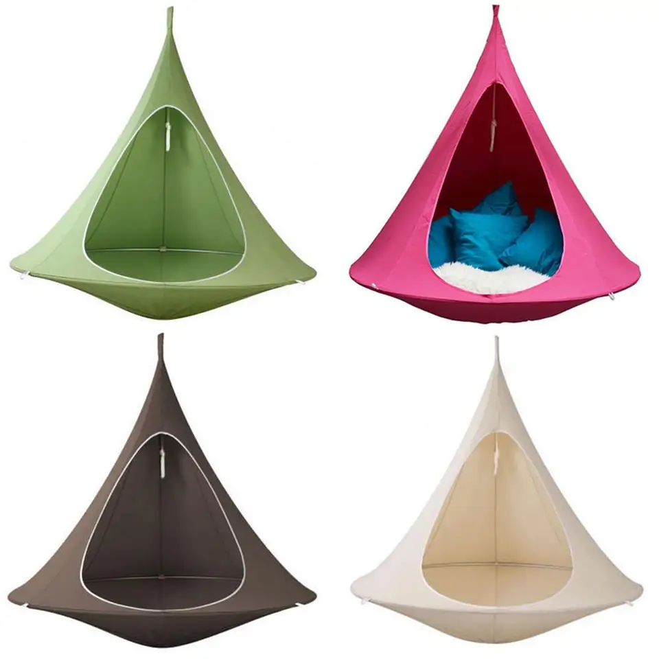 swinging tent chair