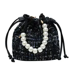 Женская модная монетница, тканая сумка с бисером, Лоскутная Повседневная сумка на плечо, дизайнерская роскошная сумка Bolsa de ombro das mulheres #40