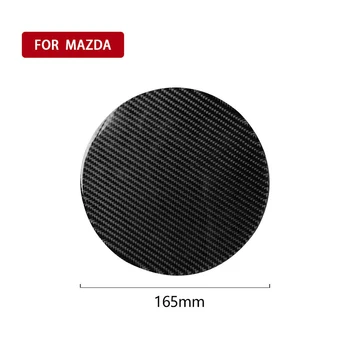 

Fit For MAZDA 3 Axela 2013 - 2018 Carbon Fiber Fuel Tank Cap Oil Box Cover Trim Easy To Install 100% Brand New High-quality
