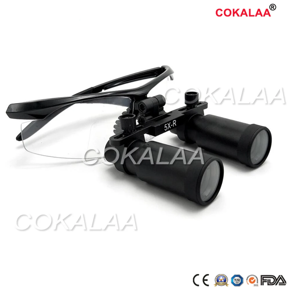 High power magnifier Ultra Light Dental Loupes cokalaa medical loupes 5X Medical magnifying glass Surgical loupes 2