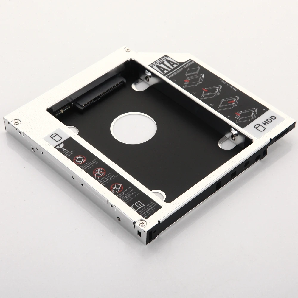 12 7 мм 2nd HDD SSD жесткий диск Optical bay Caddy Frame Adapter для Dell Inspiron M5010 N5010 N7110 N7010 N5110 DS-8A5SH |