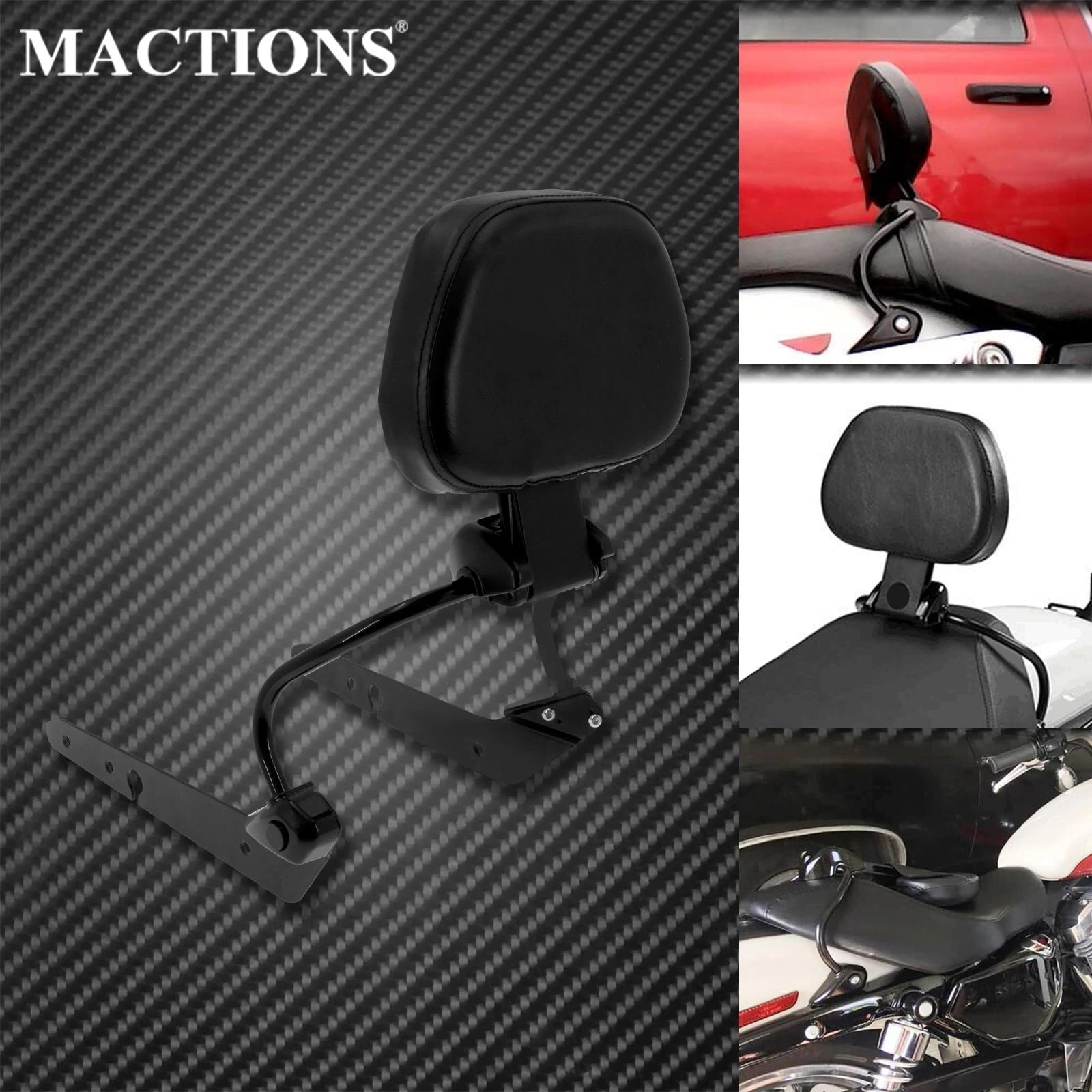 sportster driver backrest