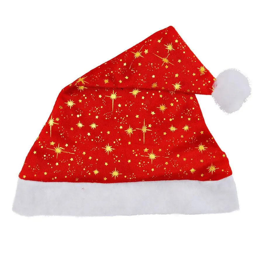 1 шт. Рождественская шапка, вечерние шапки Санта-Клауса, красные и синие Шапки, костюм Санта-Клауса, детские рождественские подарки для взрослых, украшения B1 - Цвет: B