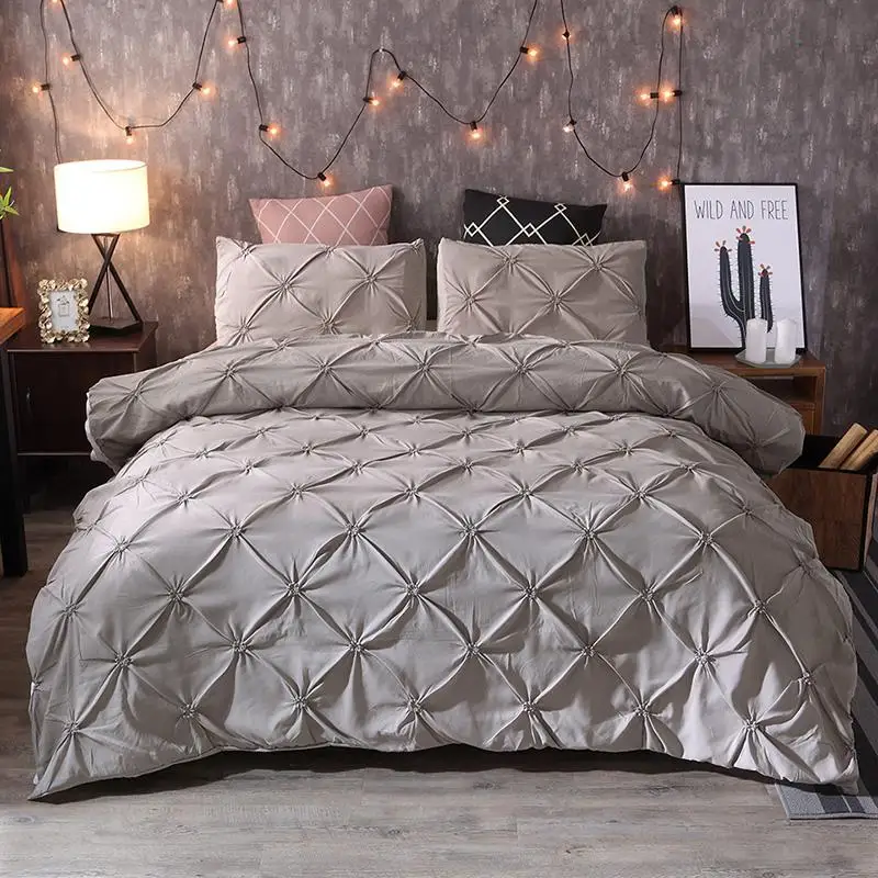 42 Bedding Set Black Duvet Cover Sets White King Queen Size Gold Quilt Gray Comforter Covers 3pcs 260x230 Bedding Sets Aliexpress