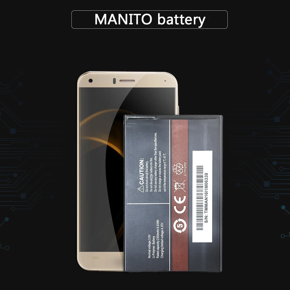 

For CUBOT Manito Smart Battery MANITO Cell Phone Replacement Battery