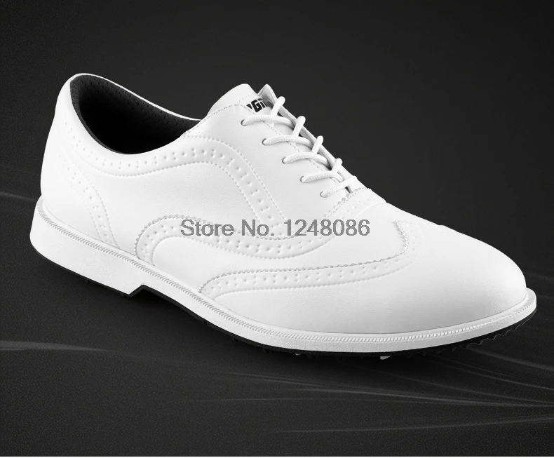 PGM мужские кроссовки с перфорацией типа «броги», обувь для гольфа, водонепроницаемые кожаные кроссовки, мужские дышащие кроссовки для занятий спортом, D0841