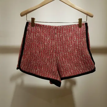

19 Summer Contrast Color Small Xiangfeng Leisure Pants Sweet Lady Shorts E19iveri93072