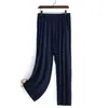 Femmes Printemps Automne Coton Pyjama Pantalon Ample Confortable Maison Porter Ample Nuit Pantalon Grande Taille Dames Pantalon 7XL ► Photo 2/6