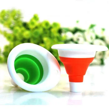

Creative Multifunctional Telescopic Funnel Kitchen Mini Oil Spills Plastic Leaking Portable Folding Funnel