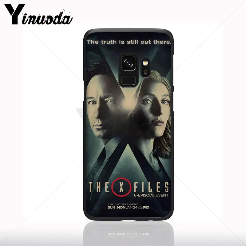 X-File Alien UFO Retro Poster Retro Kraft Lembut Ponsel Case untuk Samsung Galaxy S10plus S9 S8plus S10e A50 a70 A10 Ponsel