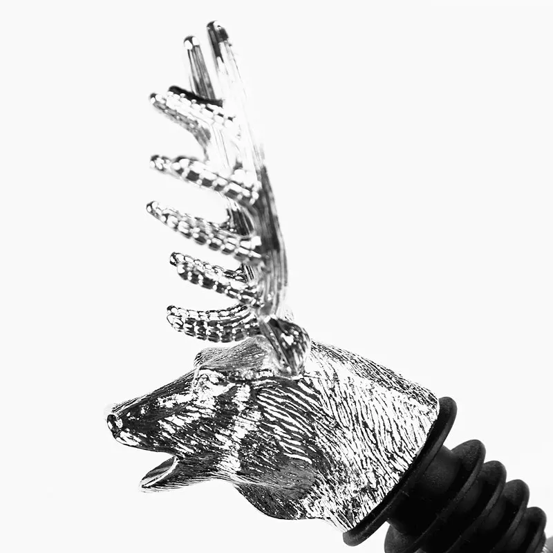 Creative Dispenser For Wine Jagermeister Zinc Alloy Deer Head