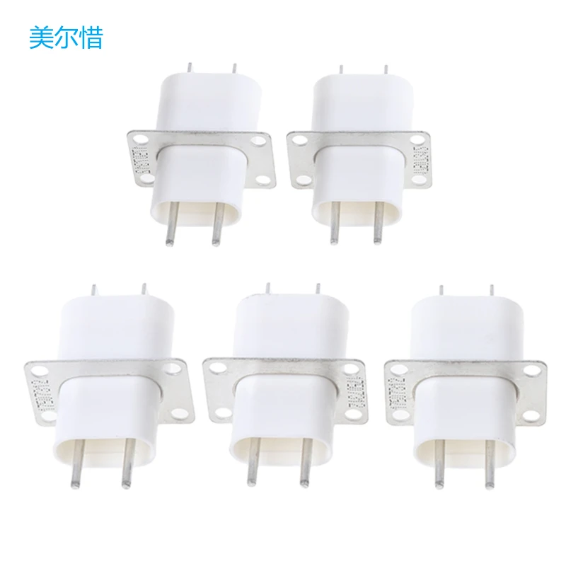 5Pcs Elettronico Forno A Microonde Magnetron 4 Filamento Spille Sockets Converter Casa Dropship