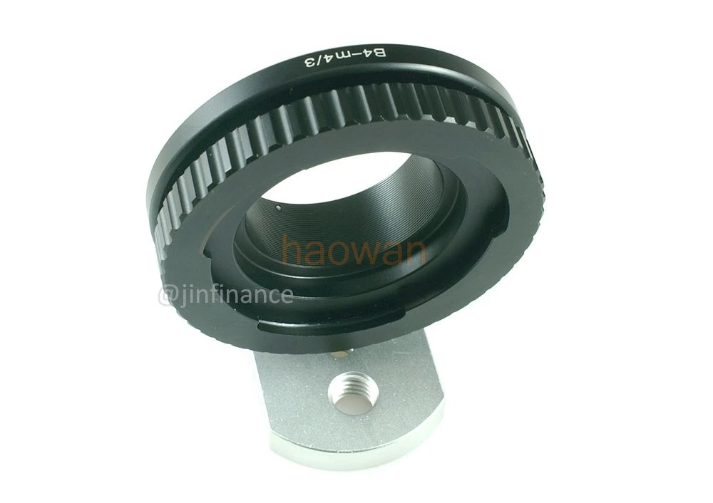 Переходное кольцо для штатива объектива B4 2/3 &quotFUJINON к камере panasonic m4/3 m43 GH4 GH5 BMPCC BMCC