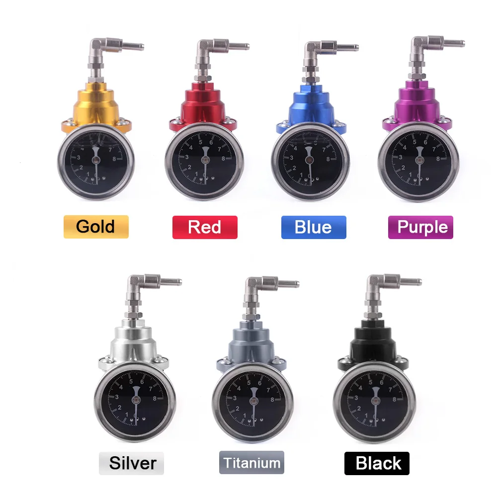 Fangaichen Regolatore di Pressione del Carburante Regolabile Universale Tipo Tomei con Calibro e Istruzioni per Auto Color : Blue Fangaichen Regolatore di Pressione del Carburante Regolabile Universale Tipo Tomei con Calibro e Istruzioni per Auto Color : Blue
