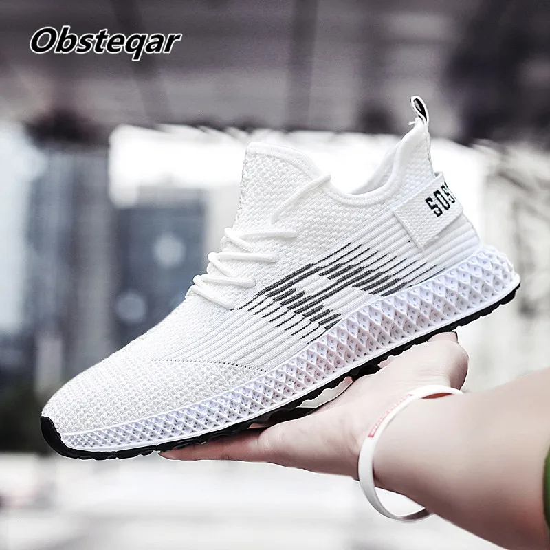 

Autumn fashion breathable fly woven casual shoes comfortable fashion casual men's sports shoes shoes for men Light