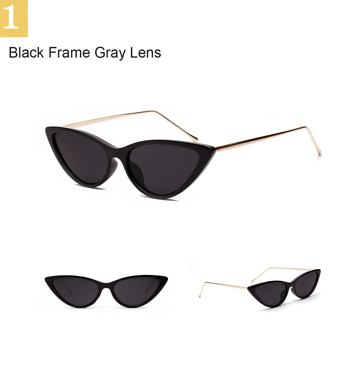 Red Son Модные солнцезащитные очки кошачий глаз Дамская Мода ретро тренд треугольные солнечные очки дамские UV400