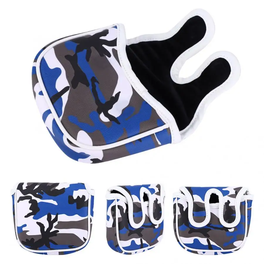 1 шт. Премиум прочный водонепроницаемый PU Putter Head Cover клуб протектор головной убор аксессуары головной убор