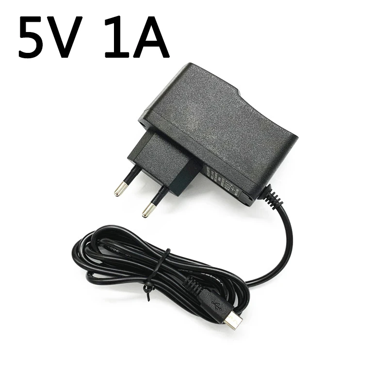 AC 100-240V to DC 5V 1A 1000MA power supply adapter 5 V Volt for 18650 Lithium Battery Charger Module Charging Board Micro USB charger of smart watch