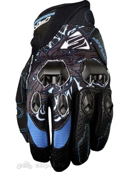 

Five gloves Stunt Evo Replica flower blue (8 (S))