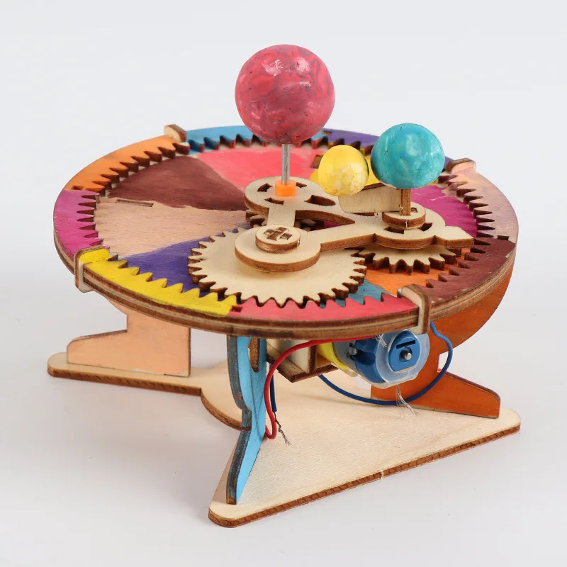 

Sun Small Production Material Earth Science And Technology Three Globes Science Experiment Moon Zhejiang Province DIY Students U