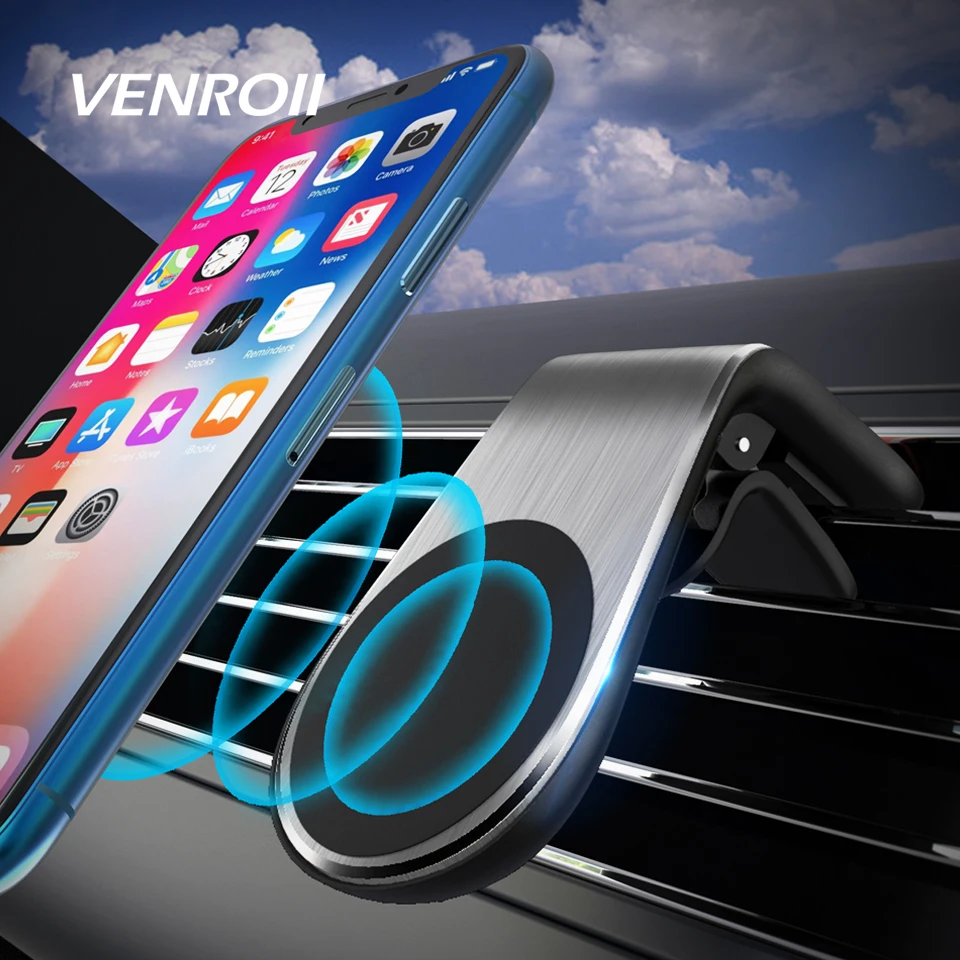 Автомобильный держатель Venroii универсальный магнитный для телефона Honor Xiaomi Redmi Note 7