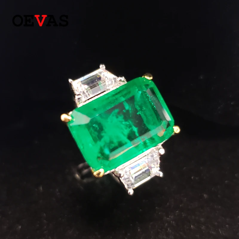 Женское Обручальное Кольцо OEVAS свадебное Вечерние ЦО из серебра 100% пробы с