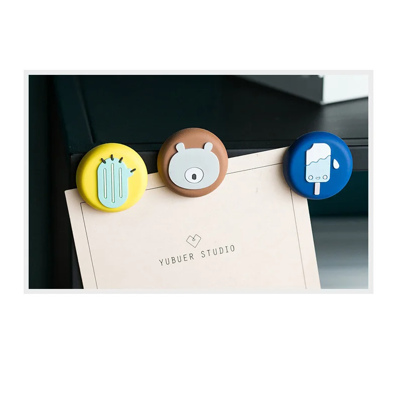 6pcs Cute Magnets Cute Stable No Scratch Mini Magnets Sticker