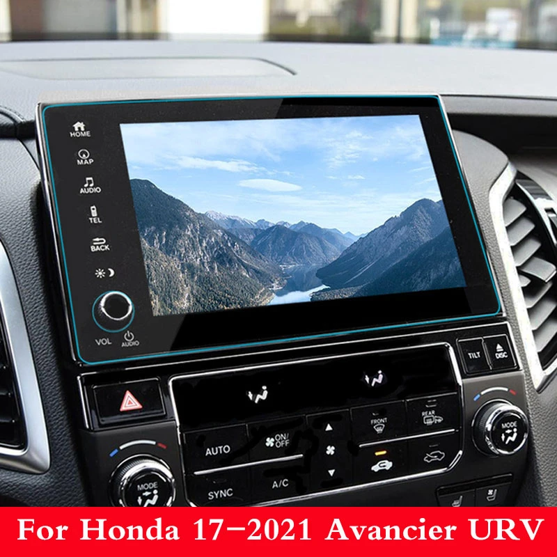 For Honda 17 21 Avancier Urv Central Control Navigation Toughened Glass Protective Film Car Interior Sticker Interior Mouldings Aliexpress
