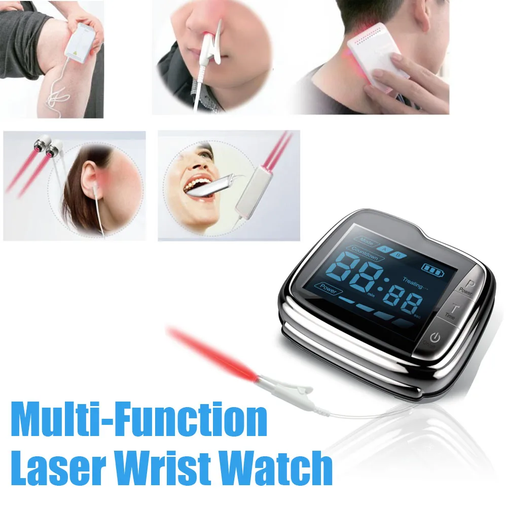 LASTEK 650nm Laser Pain Relief device blood pressure apparatus therapy for hypertension tinnitus hearing loss ear ringing ear