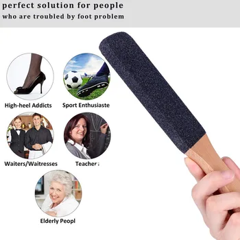 

Feet File Hard Skin Callus Remover Foot Scrubber Home Pedicure Exfoliation I88