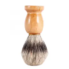 Ручные инструменты, 1 шт., Мужская Профессиональная щетка для бритья с деревянной ручкой, искусственный барсук, Парикмахерская, инструмент для красоты