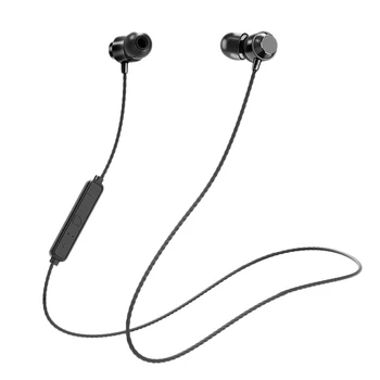 

YX-033 Hanging Neck Wireless Bluetooth Earbuds Binaural Stereo Sports Bluetooth Headset (Black)