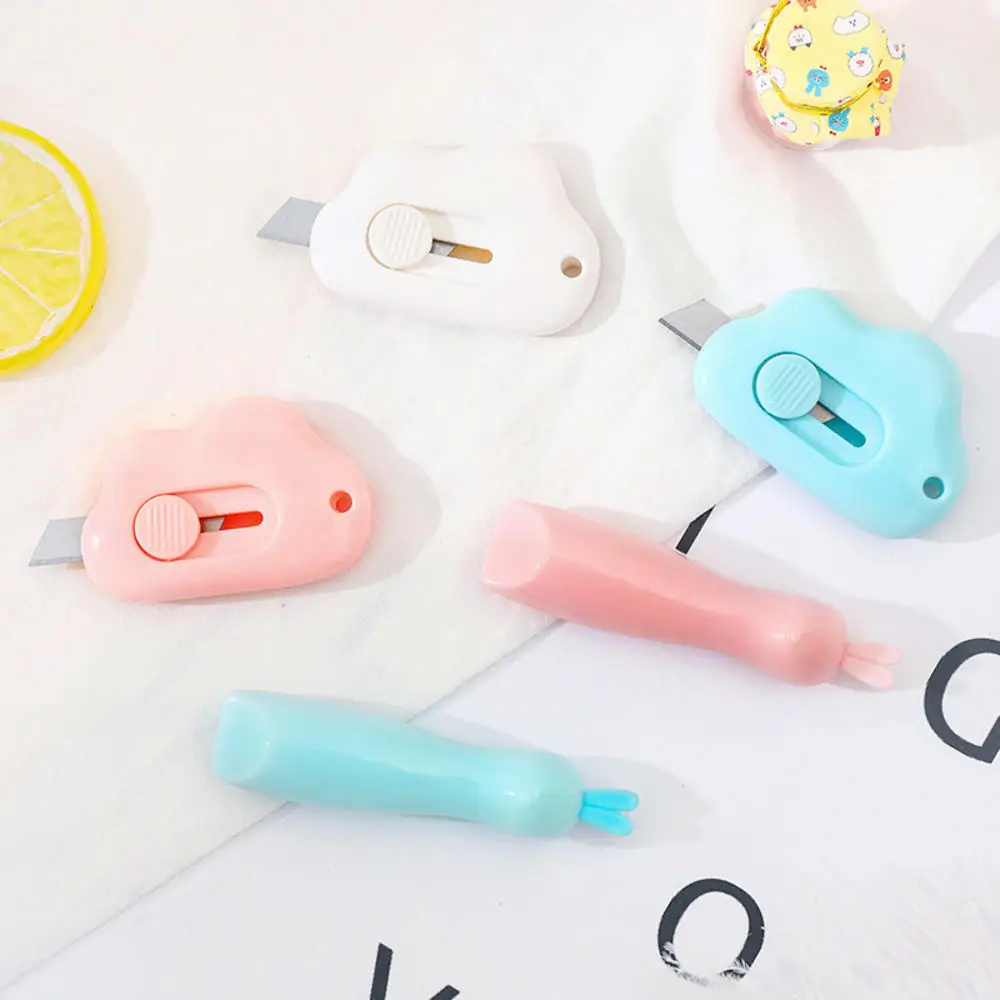 Cloud Shape Mini Portable Utility Knife Paper Express Unpacking Envelope Office Cutting Paper Art Cutter Stationery