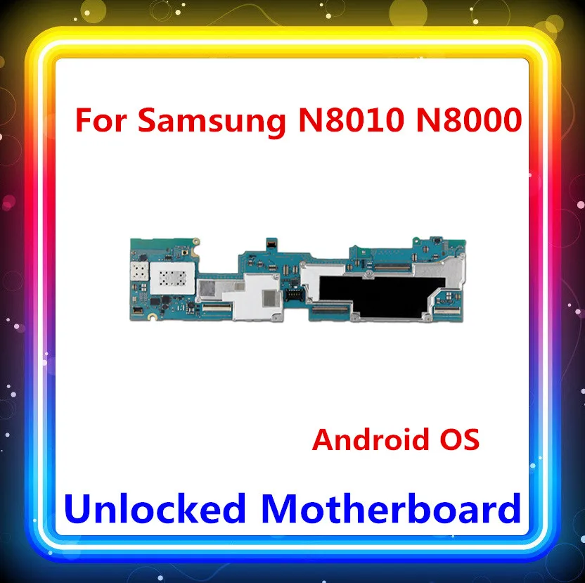 Разблокирована для samsung Galaxy Note 10,1 N8010 N8000 материнская плата N8010 N8000 заменена материнская плата с чипом Android Поддержка wifi 3g