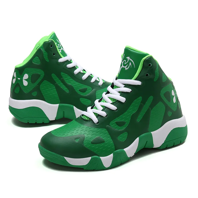 green basketball shoes youth