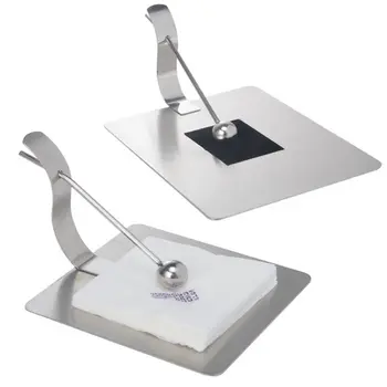 

Stainless Steel Gripping Ball Tissue Napkin Holder Stand Paper Serviette Dispenser for Dining Table Kitchen Counter Decoration