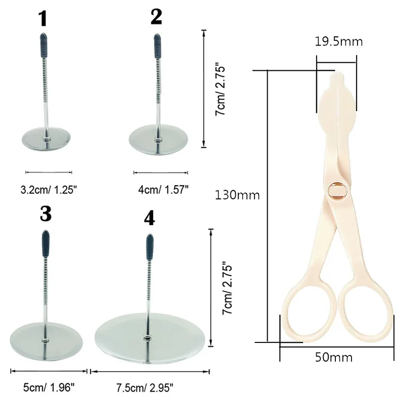 Description Picture 5 of itemFondant Flower Cake Decorating Set Cake Flower Stand Nail Cream Cake Scissors For Icing Cream Flower Transfer Decorating Tools