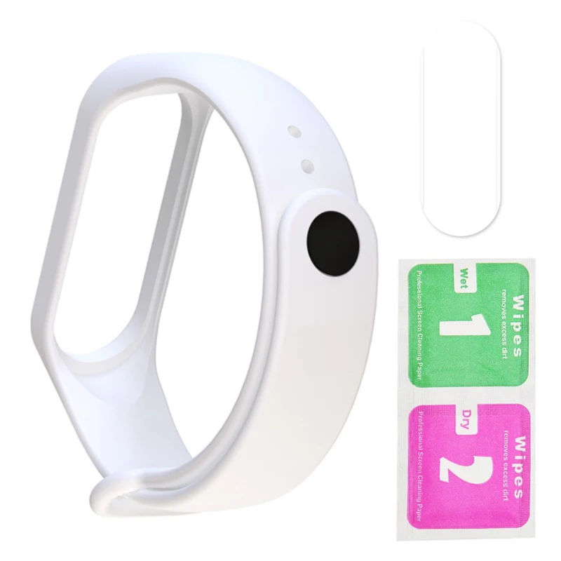 50 шт./лот, ремешок mi Band 3 и 4, силиконовый ремешок для часов Xiao mi, браслет Four Xio mi Xaio mi Xia mi Xao mi Xaiomy
