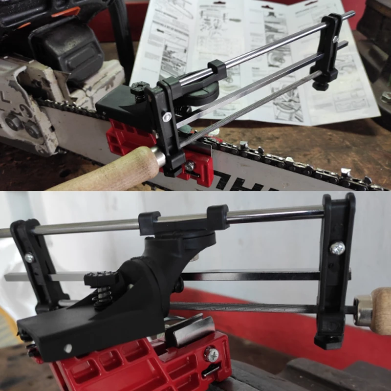 How To Use A Bar Mounted Chainsaw File Guide Sharpener, 47 OFF