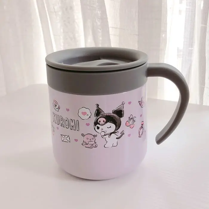 300 мл Термос с рисунком из мультфильма My Melody Little, две звезды, Cinnamoroll, пудинг, собачка, милая портативная вакуумная фляжка из нержавеющей стали, чайная кружка