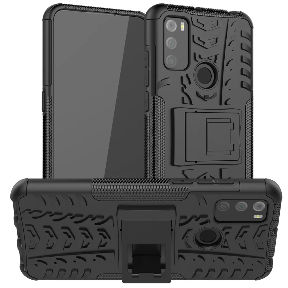 Чехол для Alcatel 1 S 3L 2021 роскошная задняя крышка из поликарбоната и ТПУ